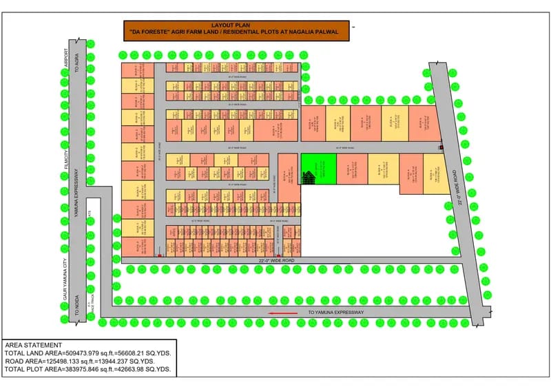 Da Foreste Master Plan Layout